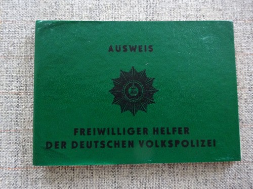 Ausweis volkspolizei - ausweis,,