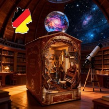 DIY Book Nook Kit 3d Holz Puzzle Bücherregal Dekor Miniatur Haus Magische Welt