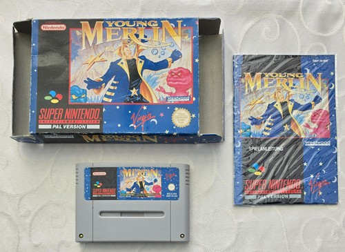 Young merlin original snes - merlin,