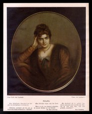 Seltener original Kunstdruck