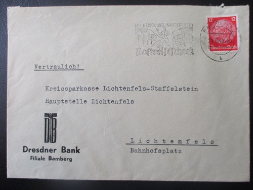 Umschlag dresdner bank - dresdner,