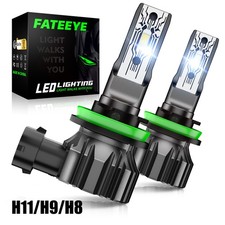 H11 6500k 10000lm 2x led - h8,