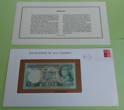 Banknotenbrief nord irland 1 - -,