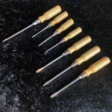 Schraubendreher Sammlung Heyco 7stk Holzgriff  Profi Werkzeug