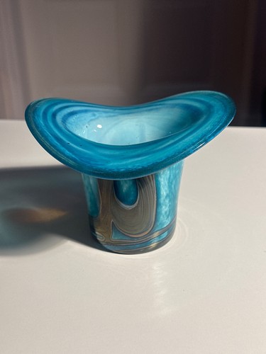 Türkisfarbene vase von eisch - türkisfarbene,