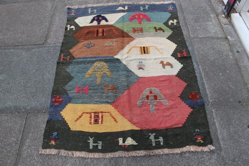 Kelim vintage traditionell - kelim,