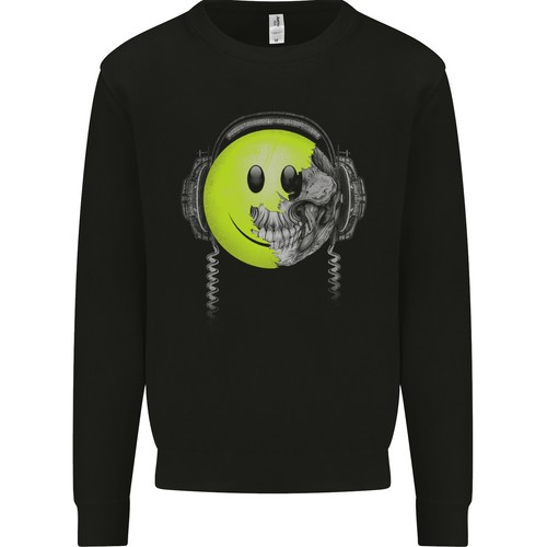 Awdis skull sweatshirt - awdis,