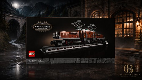 Lego 10277 krokodil lokomotive - lego,
