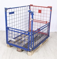 Gitterbox 7 Stück Gitter-Aufsatzrahmen Europalettenbox Stapelkiste Gitterkiste