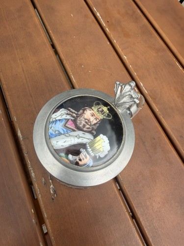 Rustikaler bierkrug glas mit - rustikaler,