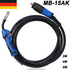 MIG MAG Schutzgas Schlauchpaket Schweißbrenner Brenner MB15-AK Eurozentral 3-5M.