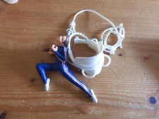 Turnerin + Lehrer Schleich 42002 Voltigier Set & 13817 Hannoveraner Stute