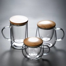 Glas Teetasse mit Sieb &