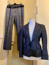 Strenesse Strehle luxuriöser Damen Anzug Blazer Gr. 40 Hose Gr. 38 Hahnentritt