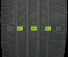 225/45 R17 91Y Sommerreifen Bridgestone TURANZA T005 5-6mm DOT 2320 - 2 REIFEN