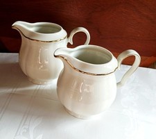 Zwei Krüge Marie Luise Seltmann Weiden 0,5 l mit Goldrand