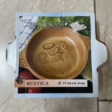 Neu: Set 4 kleine Keramik Auflaufformen, rund, 17cm Durchmesser, 4cm Höhe