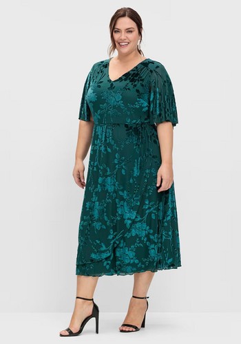 Kleid grün sheego damen - grün,