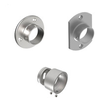 Edelstahl Halter Wand Flansch