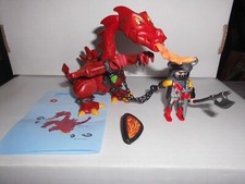 Playmobil 3327  großer beweglicher roter Drache und Ritter