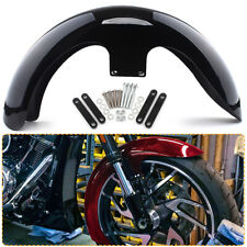 23" Wrap Vivid Black Front Fender Für Harley Electra Street Road Glide Bagger
