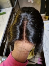 Echt Haar Perücke Damen Lang