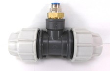 Plasson T-Stück Rohrverschraubung für Erdleitungen 40