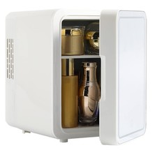 Mini Kühlschrank 4L Kosmetikkühlschrank mit Spiegel Schönheitskühlschrank 