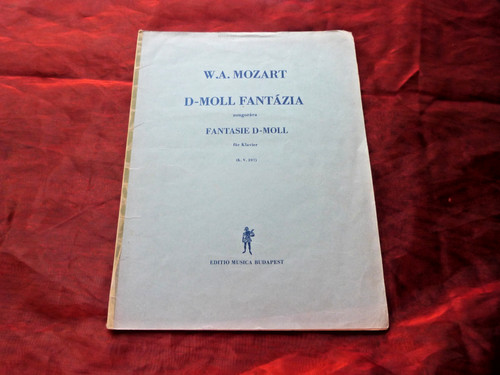 Mozart fantasie moll - fantasie, kv