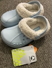Crocs Mammut Fleece gefüttert blau Kind Größe C 10-11