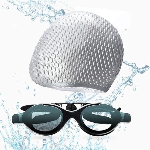 Schwimmset badehaube - schwimmset,