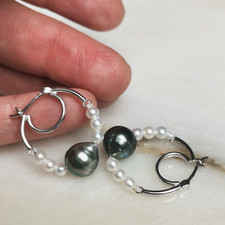 Tahiti Perlen Ohrringe