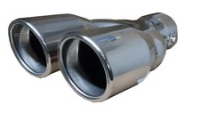 Auspuffblende Doppelendrohr