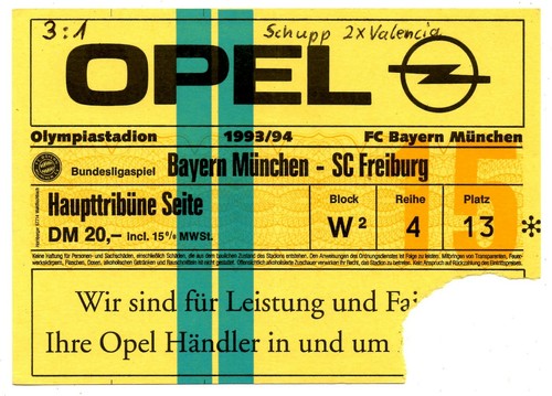Ticket bayern münchen - -, sc