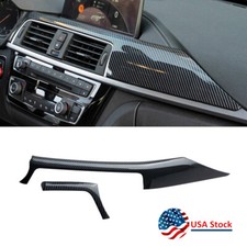 2Pcs Center Dash Panel Trim