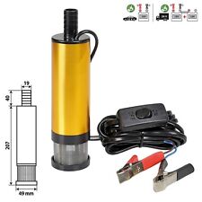 Tauchpumpe 12V Transver Pumpe Diesel Öl Wasserpumpe Wohnmobil Garten30L/min