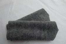 Armstulpen,Handstulpen , gekochte Wolle , Wollwalk ,Grau