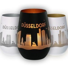 Windlicht Skyline Düsseldorf