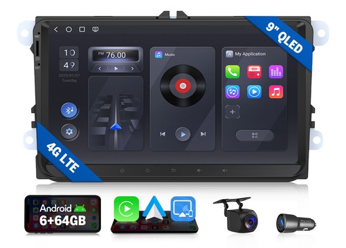 Android auto autoradio - 6+64, 9"android