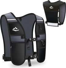 Laufweste Damen Herren, Ultraleicht & Atmungsaktive Trinkrucksack, Laufweste