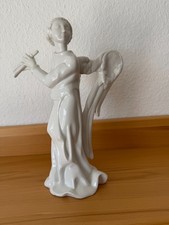 Engel mit Schalmei, KPM H:24 cm B:19cm T:12cm