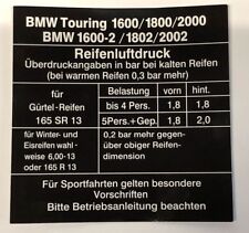 BMW e10 Aufkleber Sticker 1971