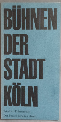 Programmheft der besuch - programmheft,