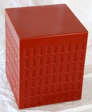 Kartell EUR Hocker, Rosso Terra - Erdrot - Fabio Novembre