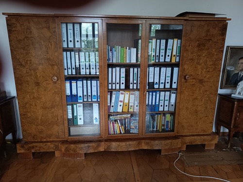 Art deco bücherschrank birke - ,
