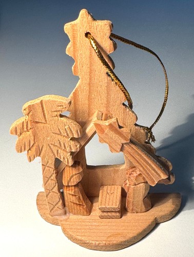 Kleine mini weihnachtskrippe - kleine, mini-weihnachtskrippe