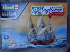 Mayflower 400th Anniversary Segelboot Segelschiff 1:83 Plastikbausatz m. Zubehör