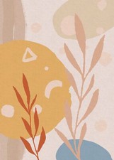 Vlies-Fototapete KOMAR, INK BOHEMIA SCANDI, 4 Teile, BxH 200 x 280 cm