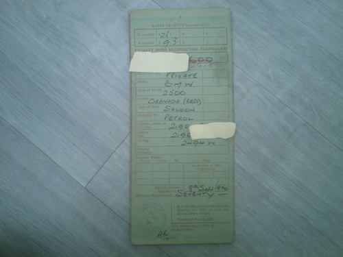 Bmw 2500 1970 memorabilia - bmw,