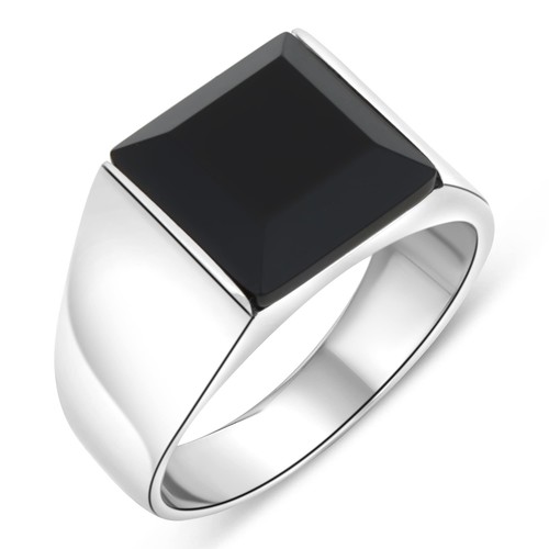 Siegelring onyx stein schwarz - stein,